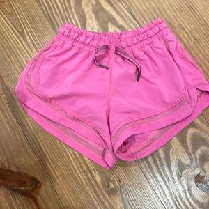 Lululemon pink shorts